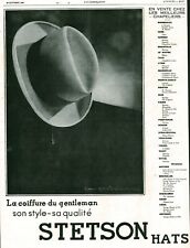1929 stetson hat d'occasion  Expédié en Belgium