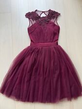 Ballkleid abendkleid bordeaux gebraucht kaufen  Böhl-Iggelheim