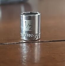 Craftsman 1/2" 6 Point 1/4" Drive Shallow Easy Read Laser Etched Socket 34598 for sale  Shipping to South Africa