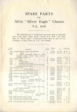 Alvis 16.95 silver for sale  BATLEY