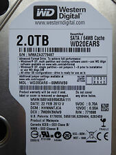 2 TB Western Digital WD20EARS-00MVWB0/HHNNTJCA/FEB 2013/disco duro, usado segunda mano  Embacar hacia Argentina