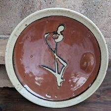 Vintage Japanese Mashiko Ceramic HAMADA SHOJI Studio Pottery Cane Plate for sale  Shipping to South Africa