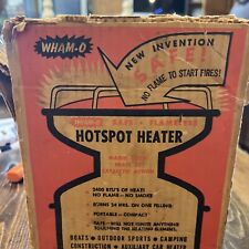Cofre vintage da década de 1950 WHAM-O sem chama! Aquecedor catalítico de fogão de acampamento ponto quente comprar usado  Enviando para Brazil
