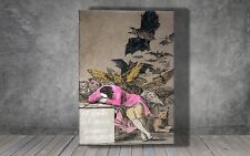 Francisco Goya The sleep of reason produces CANVAS PAINTING ART PRINT WALL 1704 for sale  Shipping to South Africa