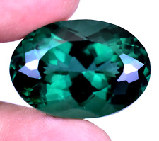 Natural Verdelite Tourmaline 31.80 CT Certified FLAWLESS 23 mm Treated Gemstone for sale  Shipping to South Africa