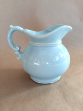 Sweet Small Vintage McCoy 7528 Blue Daisies Ceramic USA Pottery Pitcher Jug for sale  Shipping to South Africa