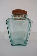 Green glass jar for sale  ROSLIN