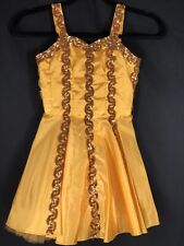 Fantasia vintage feminina fantasia vestido anos 60 amarelo circo torneira vestido comprar usado  Enviando para Brazil