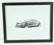 Arte com estampa emoldurada BMW decoração design automotivo 12x15 decoração de carro esportivo alemão comprar usado  Enviando para Brazil