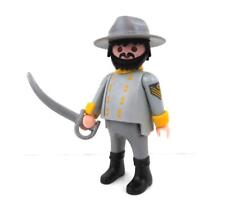 Playmobil Figura Confederada del Sur Guerra Civil / Soldado General Occidental 6275 segunda mano  Embacar hacia Mexico