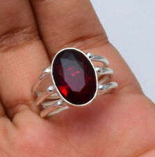 Garnet Gemstone 925 Sterling Silver Ring Mother's Day Jewelry All Size- EM-113 for sale  Shipping to South Africa