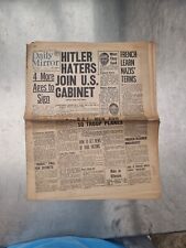 Daily mirror 1940 for sale  HUNTINGDON