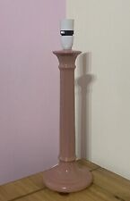 Pink ceramic column for sale  ROTHERHAM