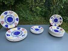 Assiettes céramique décorée d'occasion  Coulonges-sur-l'Autize