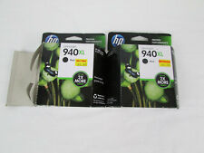 Lot of 2 - HP 940XL Black Printer Ink Cartridges - Expired, used for sale  Shipping to South Africa