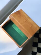 Caja de joyería vintage de cedro de madera para pecho, usado segunda mano  Embacar hacia Argentina