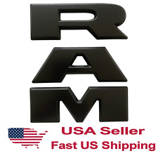 Emblema estilo aprimorado com letras RAM preto fosco emblema para RAM 1500 comprar usado  Enviando para Brazil