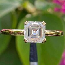 Moissanite 8mm asscher for sale  USA