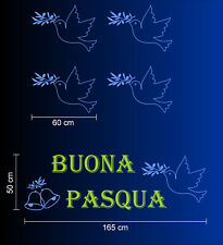 Vetrofania adesivi pasqua usato  Napoli