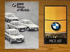 Bmw range illustrated for sale  SEAHOUSES