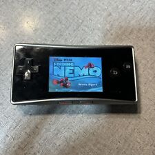 Nintendo Game Boy Micro Sliver/Preto Bom Estado Com Encontrando Jogo Nemo Funciona, usado comprar usado  Enviando para Brazil