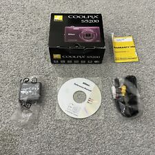 Nikon COOLPIX S5200 Aparat cyfrowy 16,0 MP Śliwka Oryginalne pudełko i zawartość TYLKO na sprzedaż  Wysyłka do Poland