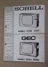 Sobell gec television for sale  IPSWICH