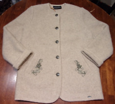 Giesswein Austrian Wool Beige Long Sleeve Sweater Coat 38 for sale  Asheville