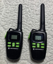 Juego de 2 walkie talkies talkies de dos vías Motorola TALKABOUT MD200R PROBADO segunda mano  Embacar hacia Argentina