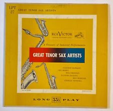 Usado, Grandes artistas de sax tenor RCA Victor LPT-27 1951 jazz, big band BOM comprar usado  Enviando para Brazil
