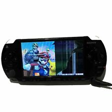 Used, SONY PSP  3000  Black Console  Power  On  Black Broken Screen  Won’t Read Games for sale  Shipping to South Africa