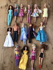 mixed bundle of dolls, frozen, few barbie all together 15 for sale  ENFIELD