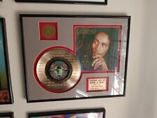 Bob Marley "Legend" emoldurado 24 KT ouro 45 discos limitados 1 de 500, usado comprar usado  Enviando para Brazil
