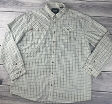 Usado, Camisa de pesca Howler Bros masculina XXL xadrez ventilada com botão azul/amarelo/branco comprar usado  Enviando para Brazil