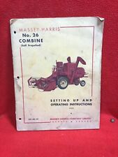 massey harris combine for sale  Geneva