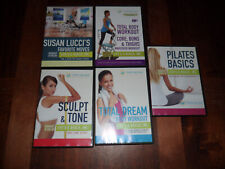Lote de 6 DVDs para cadeira Pilates Pro Dream Body Workout escultura e tom Susan Lucci, usado comprar usado  Enviando para Brazil