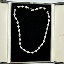 9ct Gold Clasp and Beaded Pearl Necklace (18.5g), used for sale  Shipping to South Africa