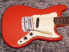 Guitarra elétrica Fender Bronco vermelha 1971 3,22 kg comprar usado  Enviando para Brazil