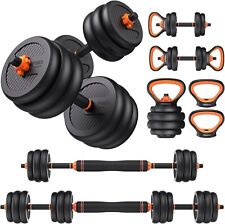 Used, FEIERDUN Adjustable Dumbbells, 20/30/40/50/70/90lbs Free Weight Set with 4 in1 for sale  Shipping to South Africa