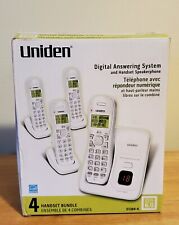 Uniden Cordless Digital Answering System 4 Handsets D1384-4 Telephone New  for sale  Shipping to South Africa