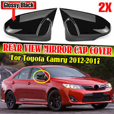 Tampa de espelho retrovisor lateral complementar preta brilhante para Toyota Camry 2012-2017 comprar usado  Enviando para Brazil