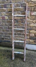 (71) VINTAGE  WOOD 4 RUNG  LADDER - COLLECT OR DELIVERY for sale  Shipping to South Africa
