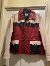 Leather biker style for sale  WALSALL