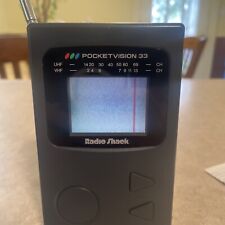 Mini TV Colorida RADIO SHACK Portátil Pocket Vision 33 UHF-VHF Vintage 1994 comprar usado  Enviando para Brazil