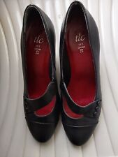 Leather cone heeled for sale  WESTON-SUPER-MARE
