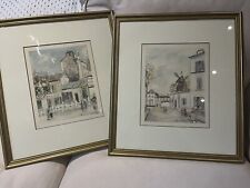 Pair original framed for sale  HARROGATE