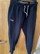 Superdry black jogging for sale  BARRY