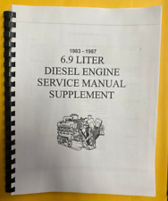 Engine service manual for sale  Houston