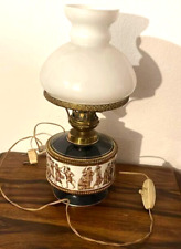 Lampada ottone porcellana usato  Vilminore Di Scalve