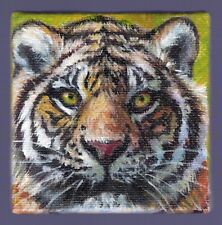 Tiger portrait acrylic d'occasion  Toulon-